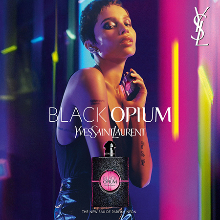 Black Opium Neon tester